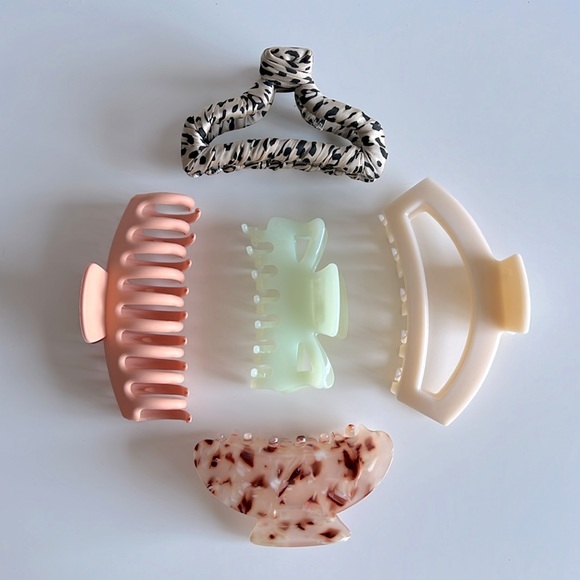 Accessories - Hair Claw Clips / Set of 5